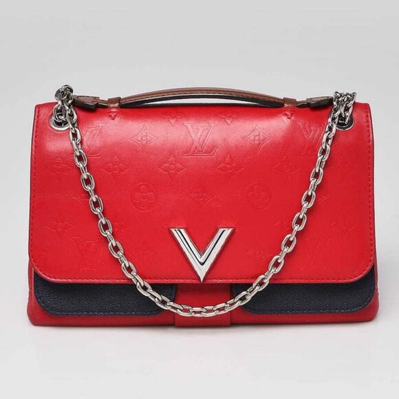 Louis Vuitton Rubis Monogram Leather Very Chain Bag - Picture 1 of 10
